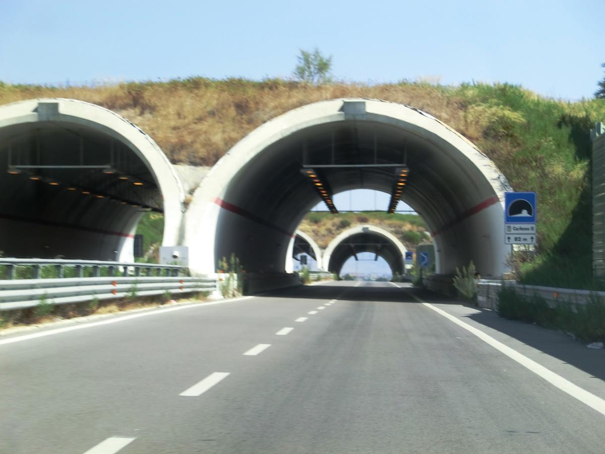 Carbone Ii Tunnel Reggio Di Calabria 2013 Structurae