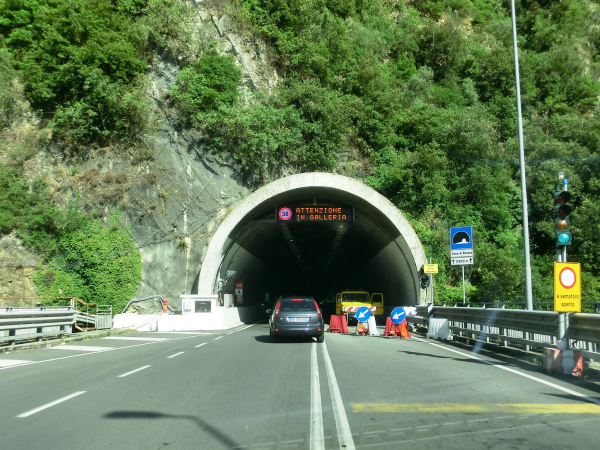 Cima di Rovere Tunnel northern portal 