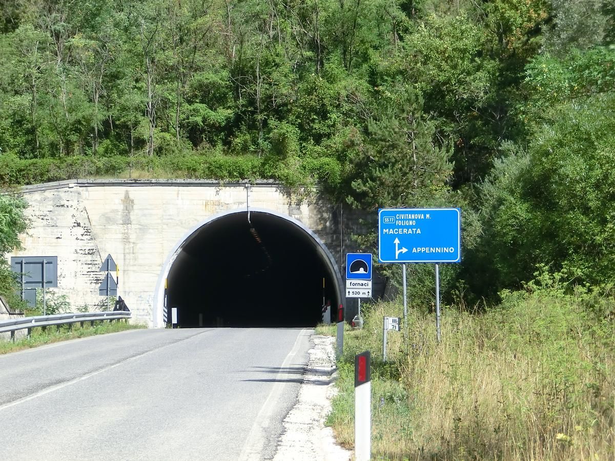Fornaci Tunnel northern portal 