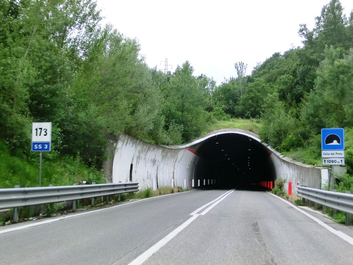 Colle del Prete Tunnel northern portal 