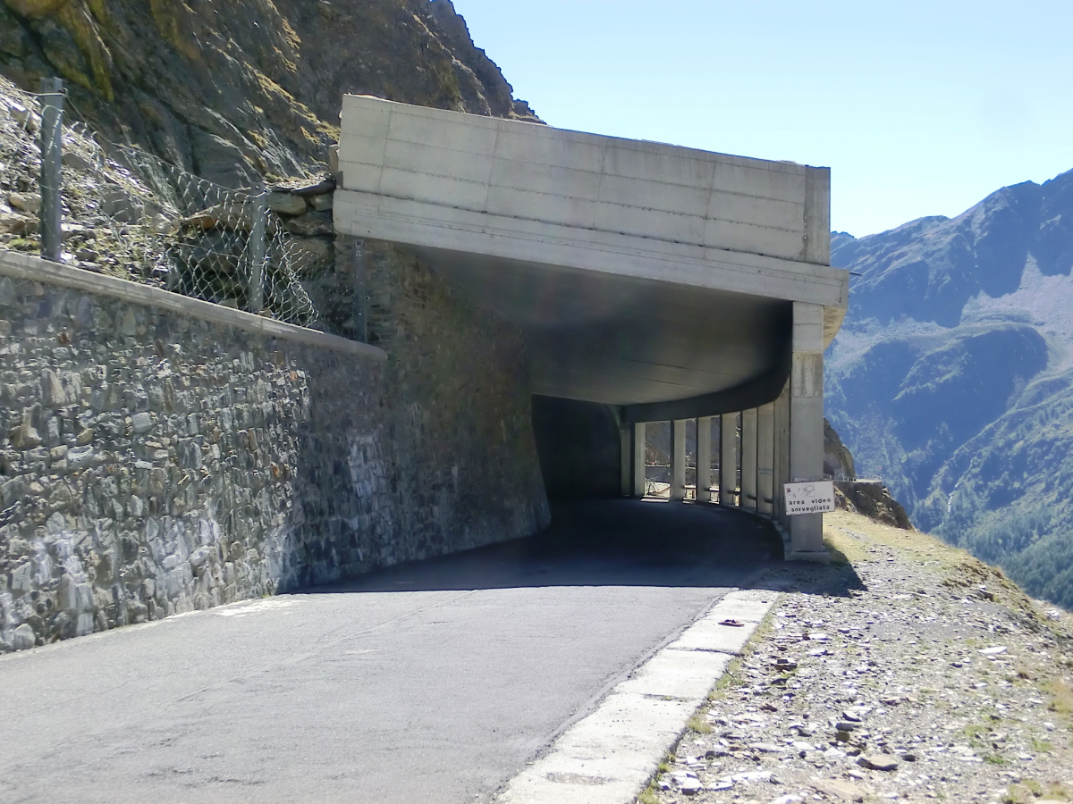 Gavia Tunnel northern portal 