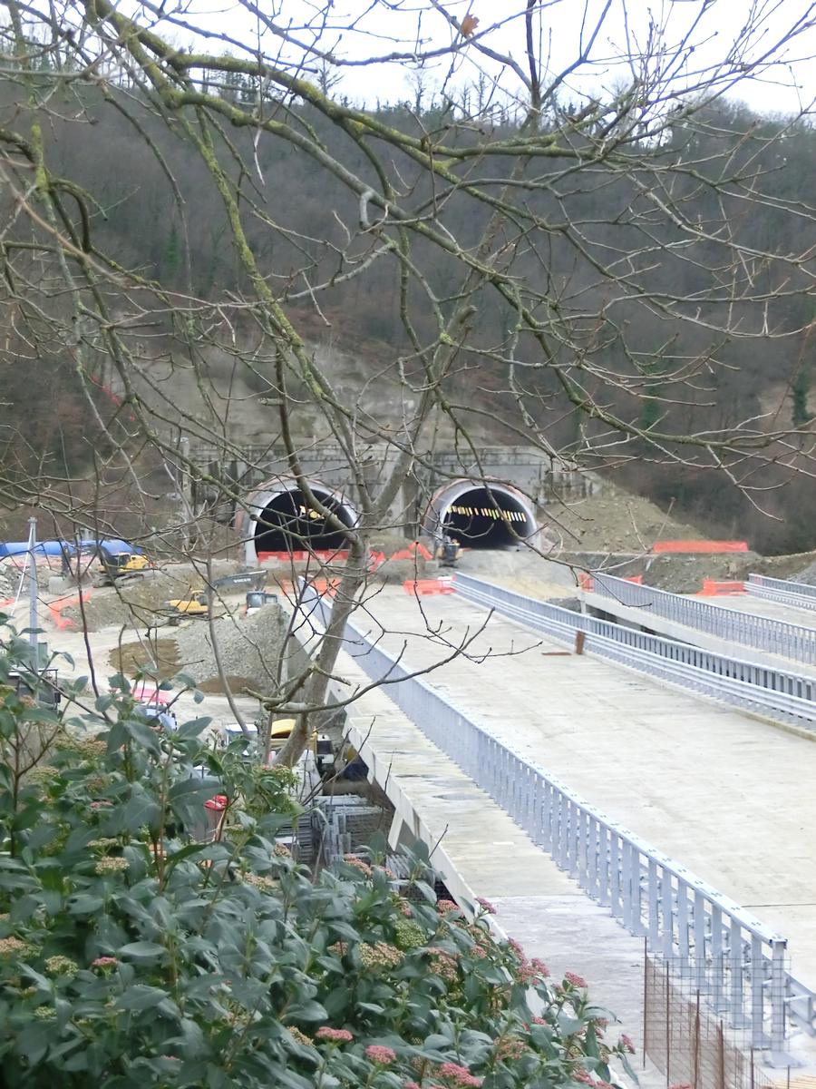 San Gregorio Tunnel eastern portals 