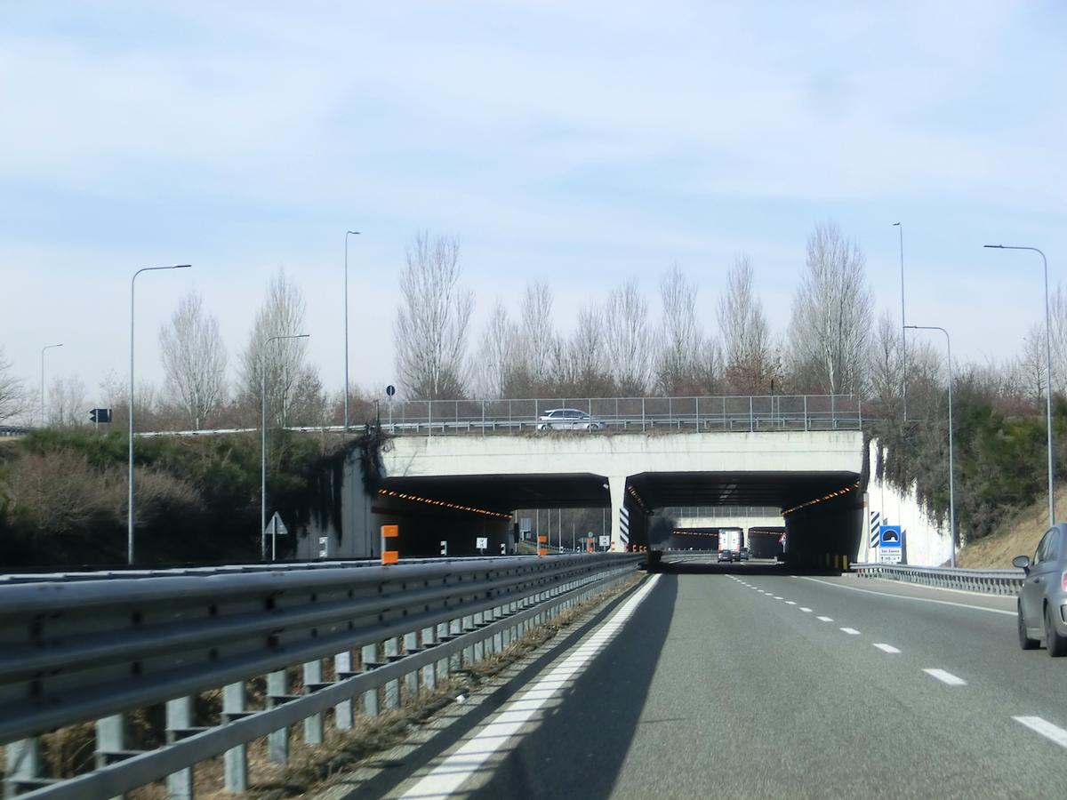 San Zenone Tunnel southern portals 