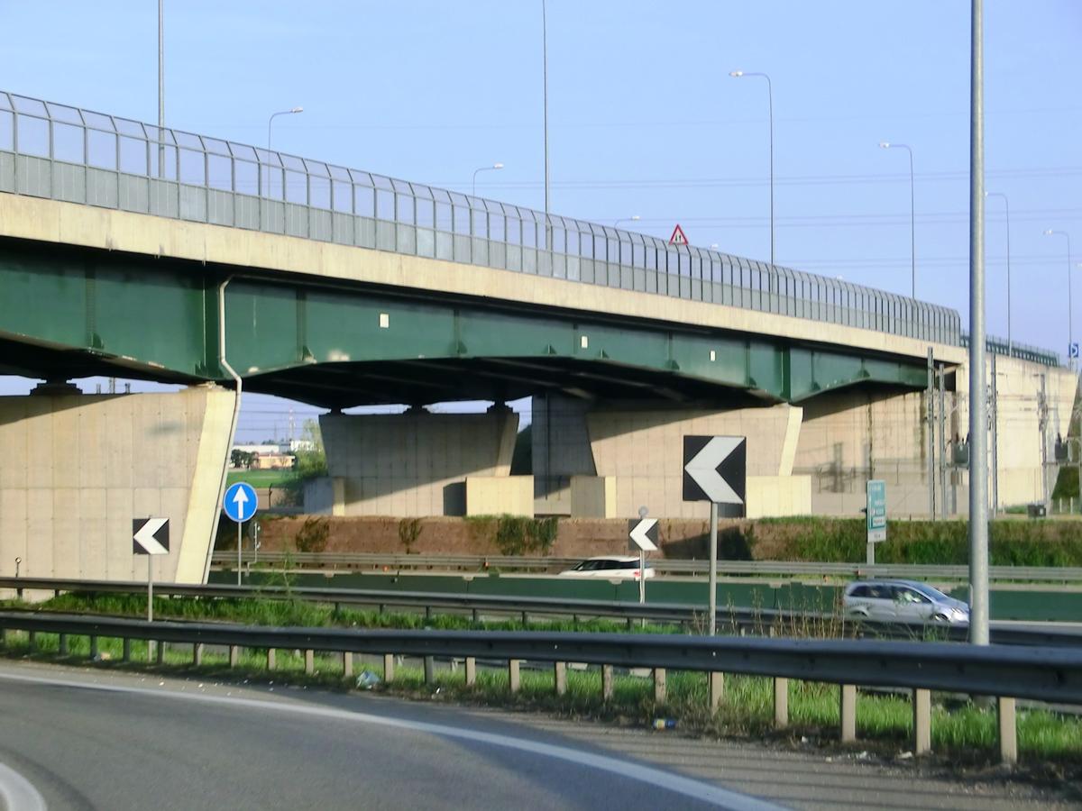 Brücke über die A4 und TAV Torino-Milano 