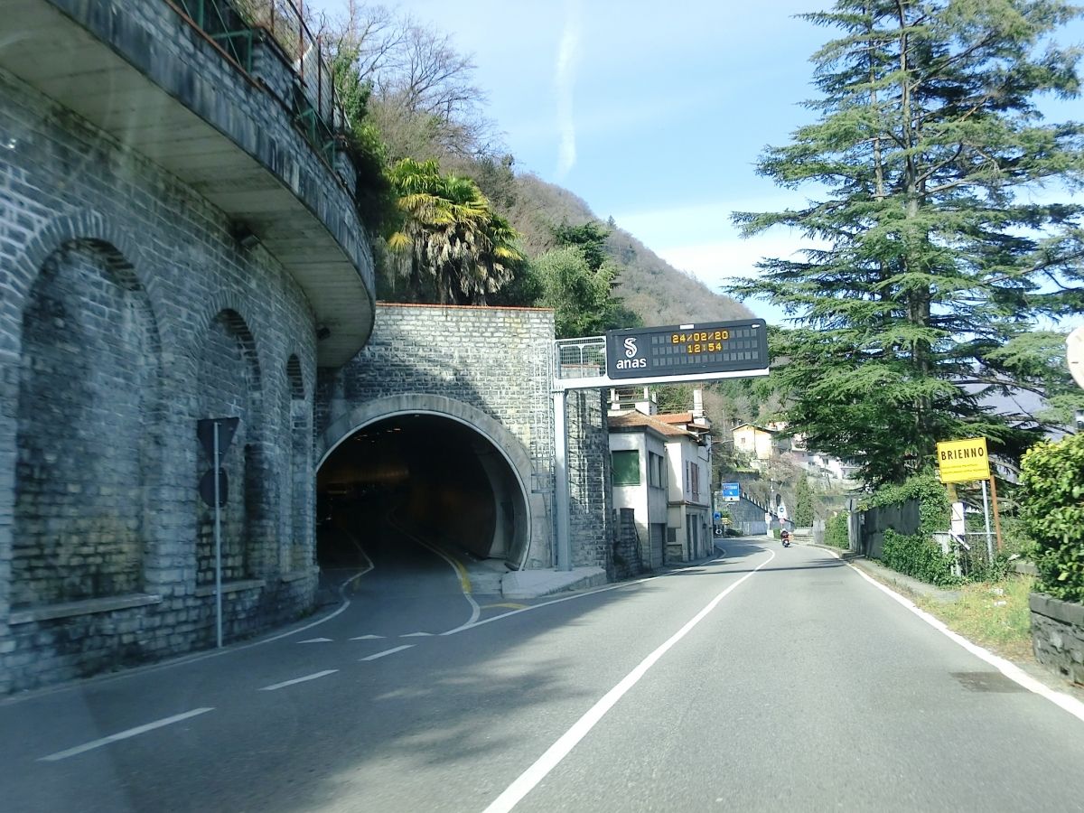 Svincolo Brienno Tunnel southern portal 