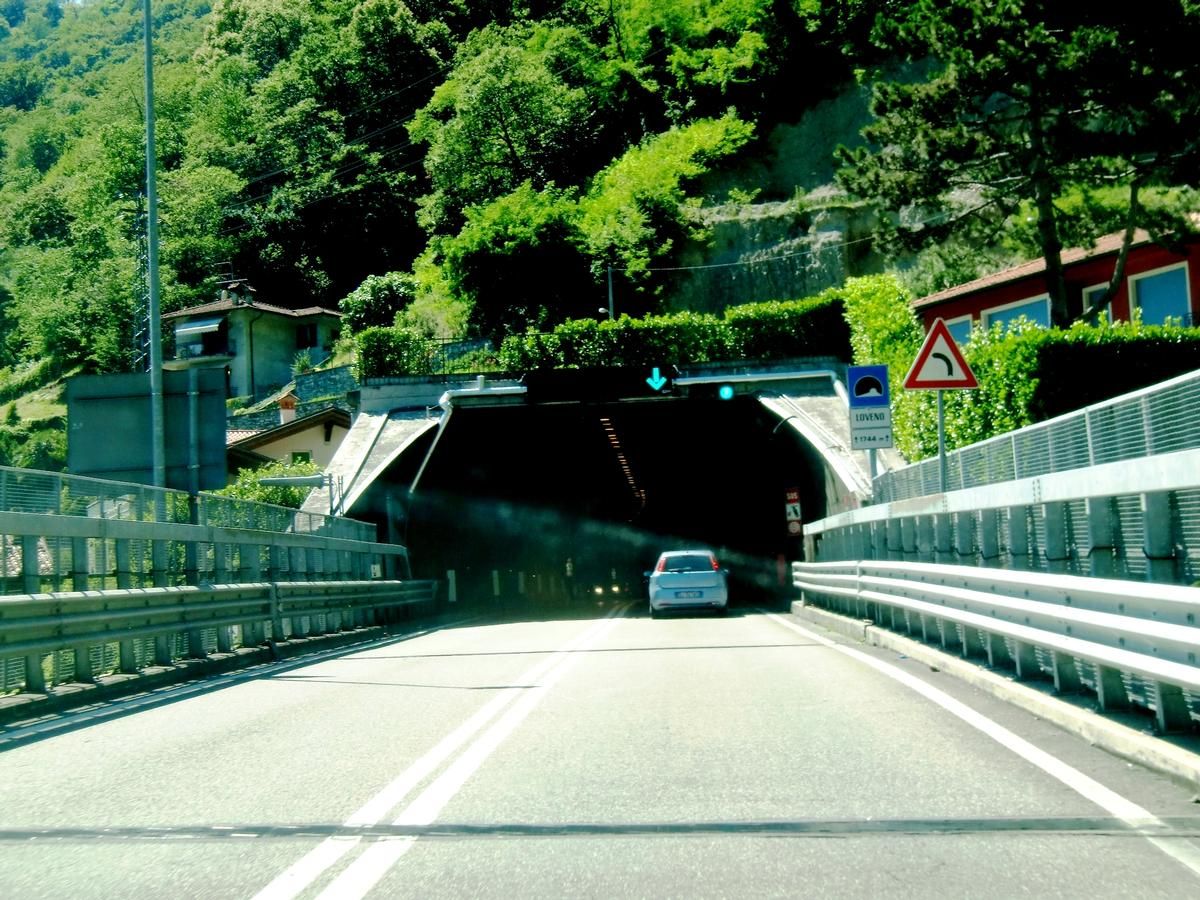 Loveno Tunnel northern portal 