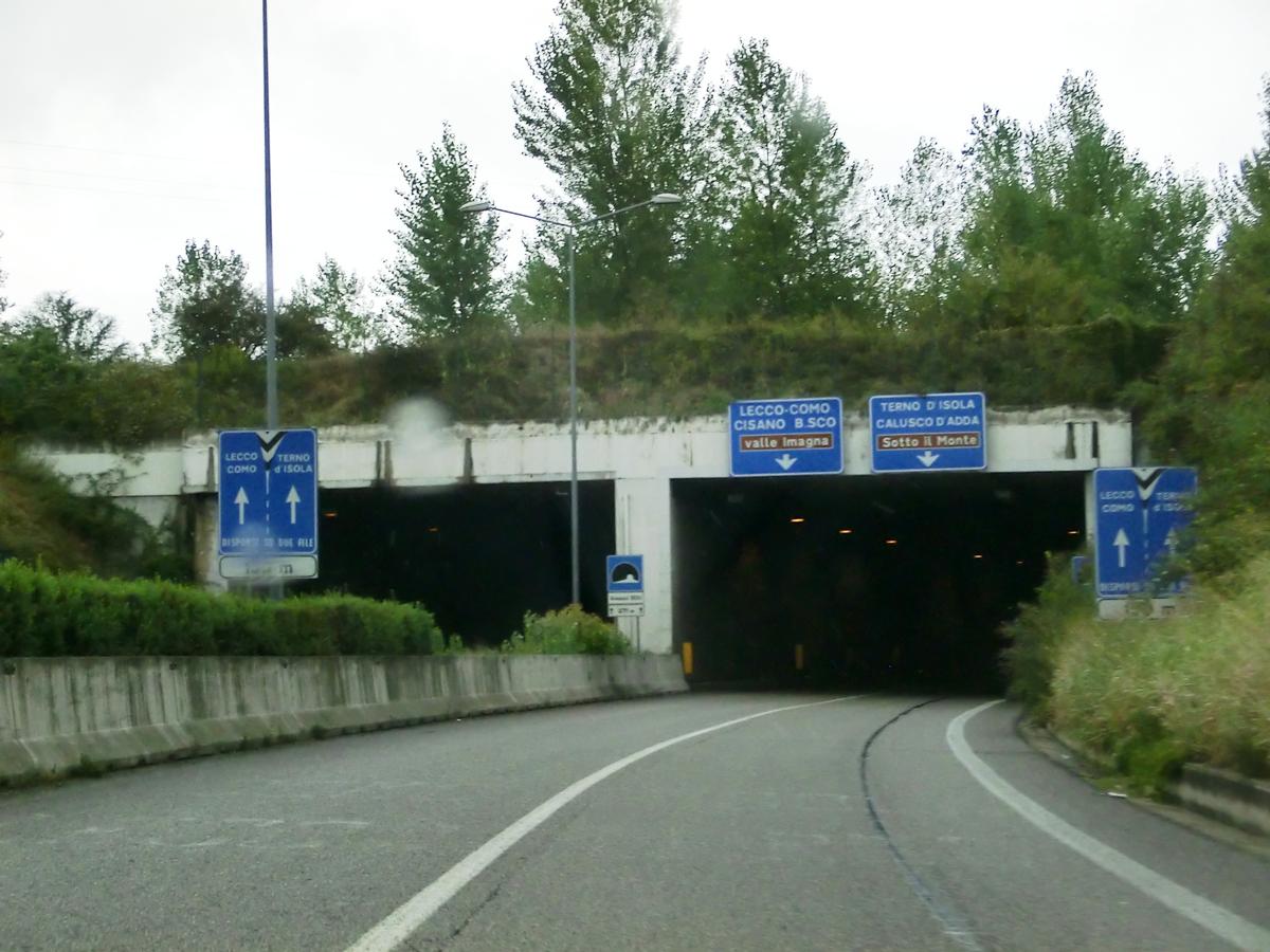 Giovanni XXIII Tunnel eastern portals 