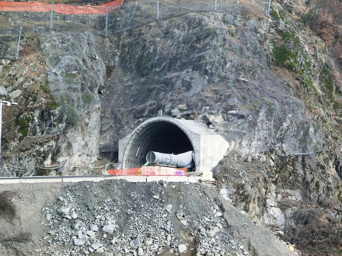 Paniga Tunnel western portal 