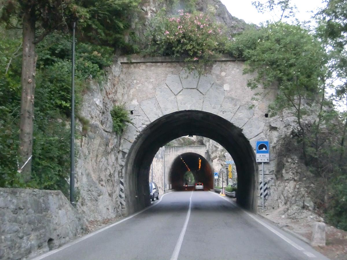 Ebe tunnel and, in the background, Muse Tunnel southern portals 