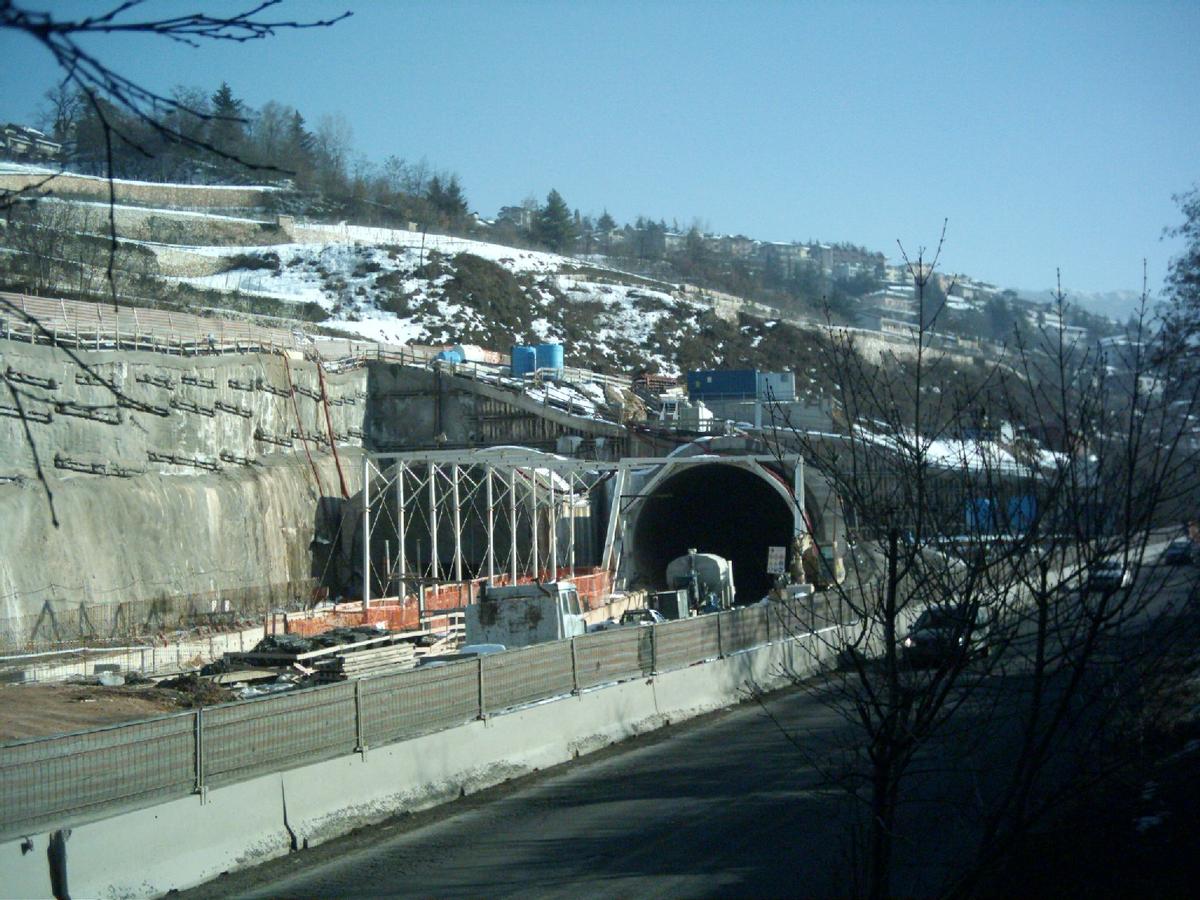 Martignano Tunnel under construction 