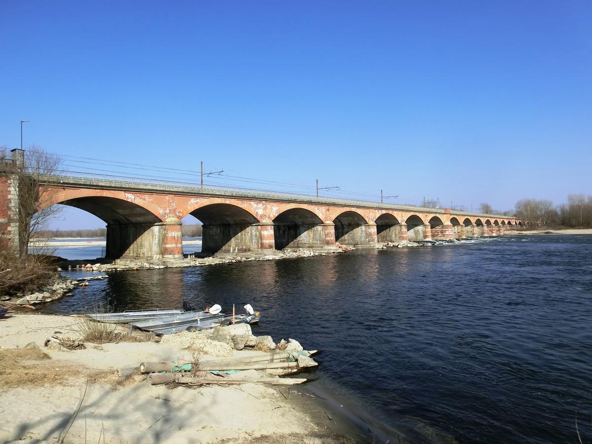 Valenza Bridge across Po River 