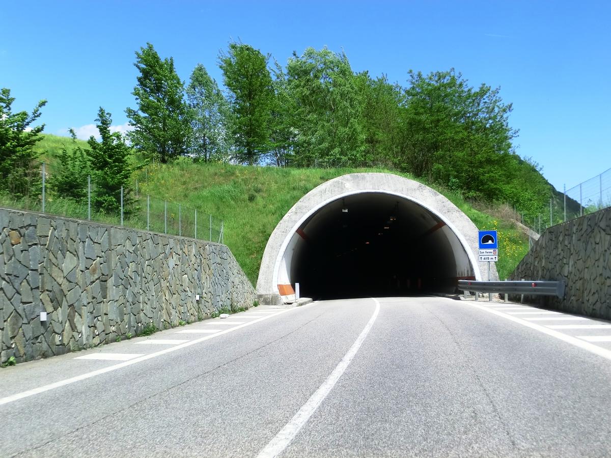 San Fermo Tunnel western portal 