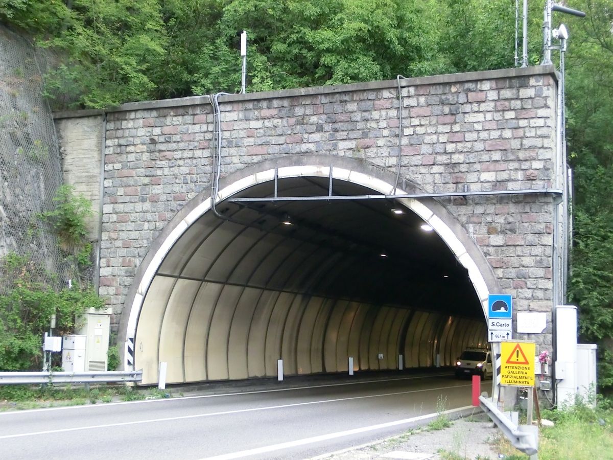 San Carlo Tunnel northern portal 