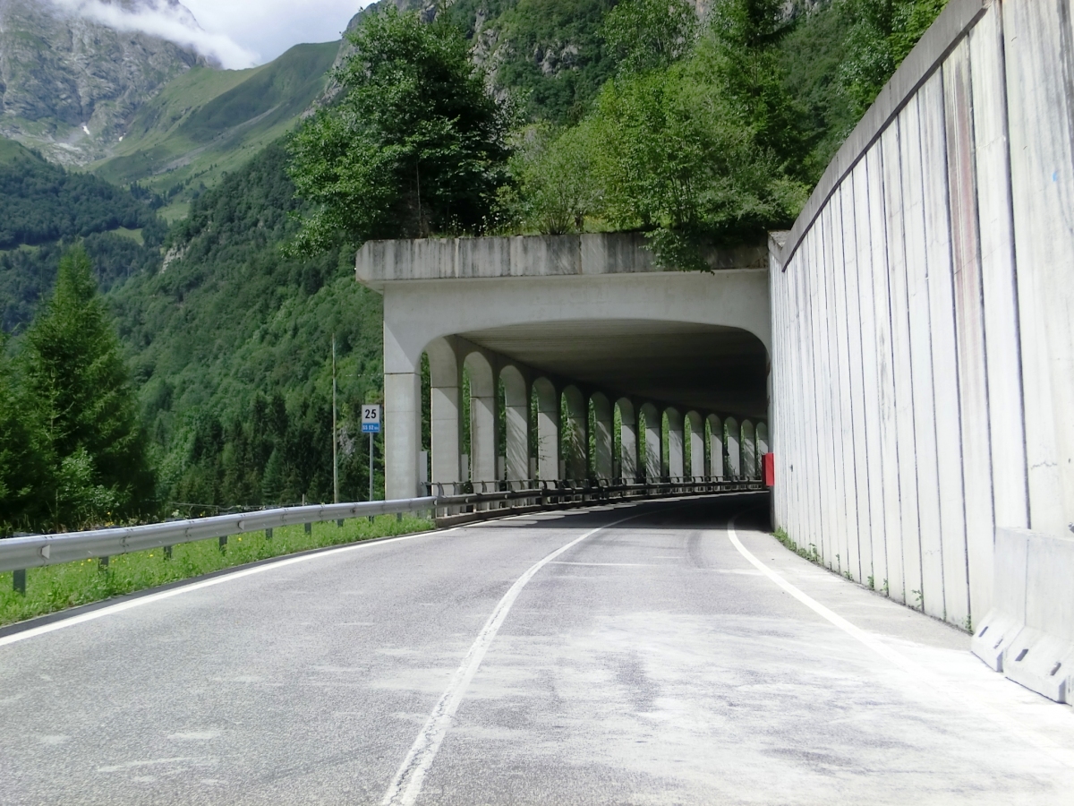 Monte Croce II Tunnel eastern portal 