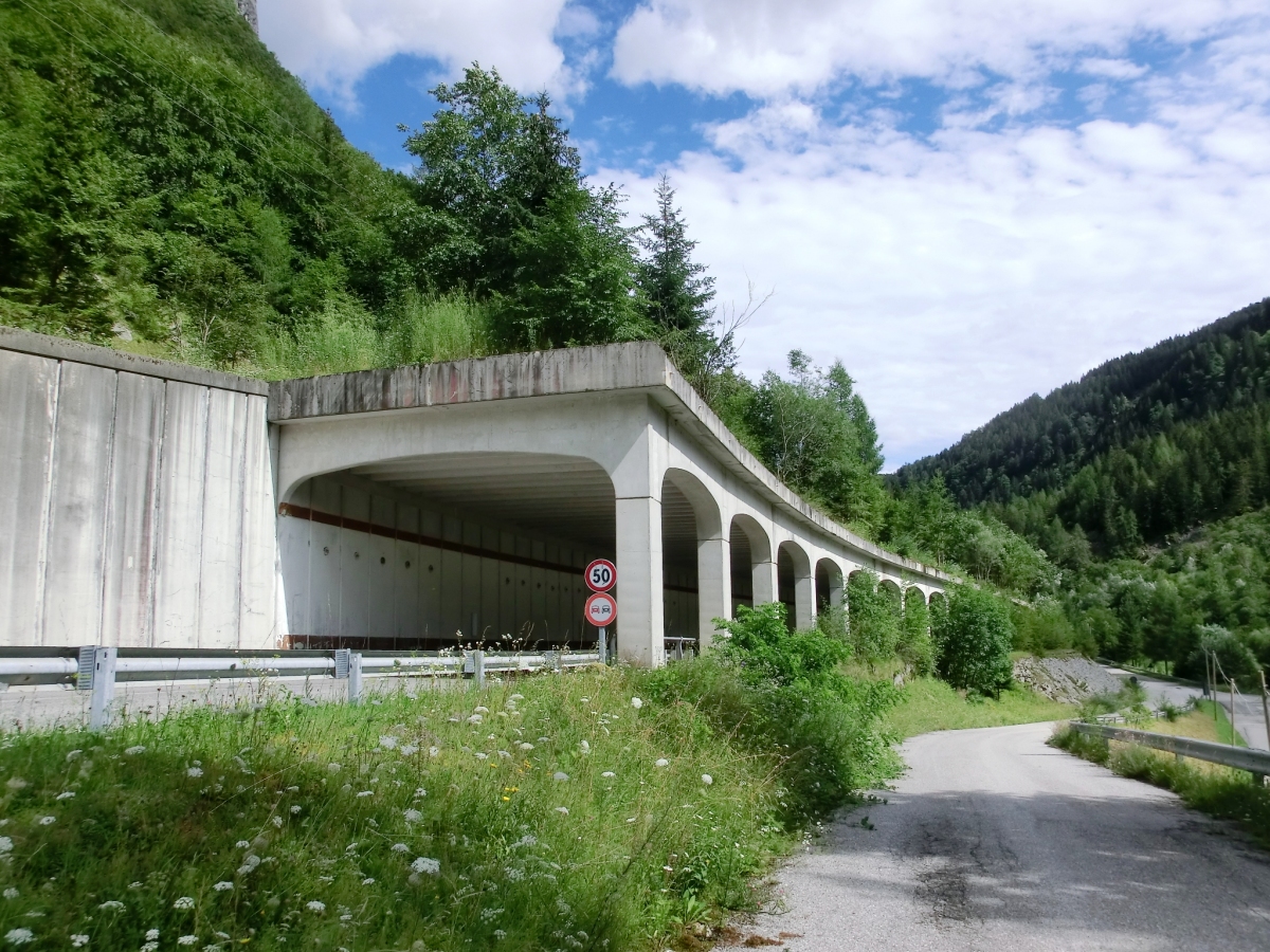 Monte Croce II Tunnel western portal 