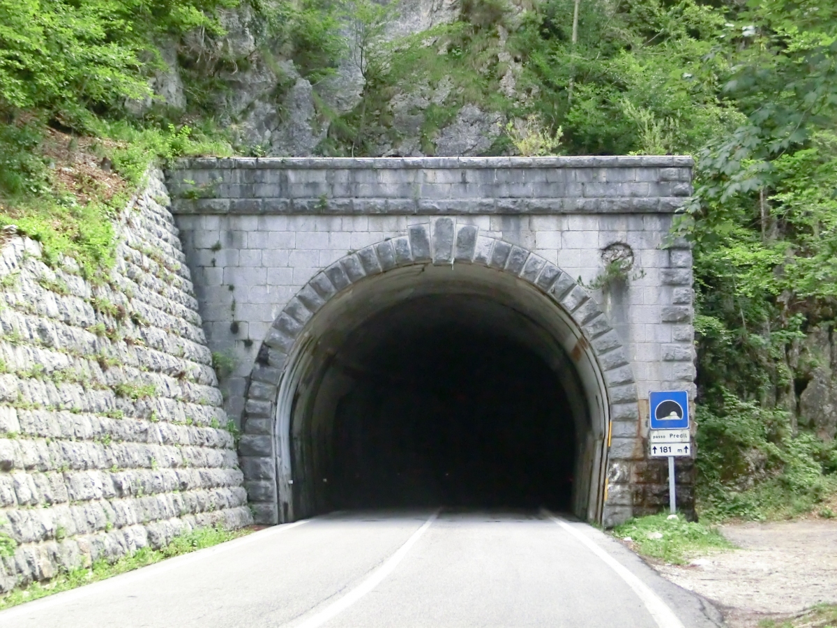 Passo Predil Tunnel northern portal 