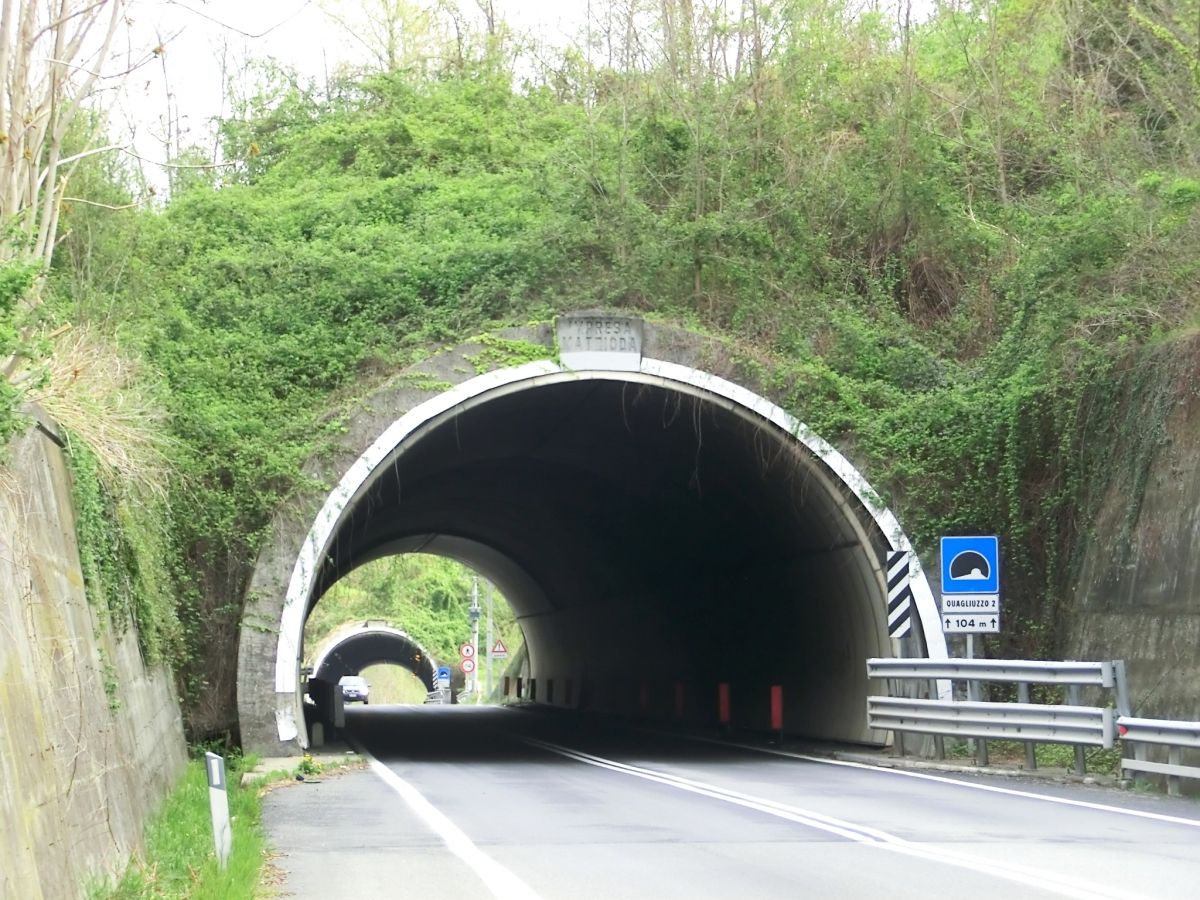 Quagliuzzo II Tunnel western portal 