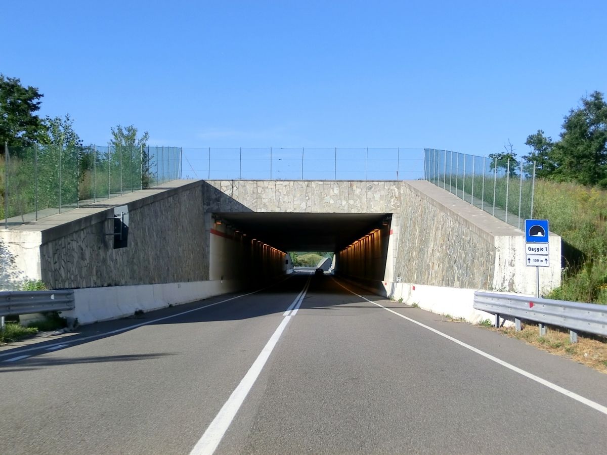 Gaggio 1 Tunnel southern portal 