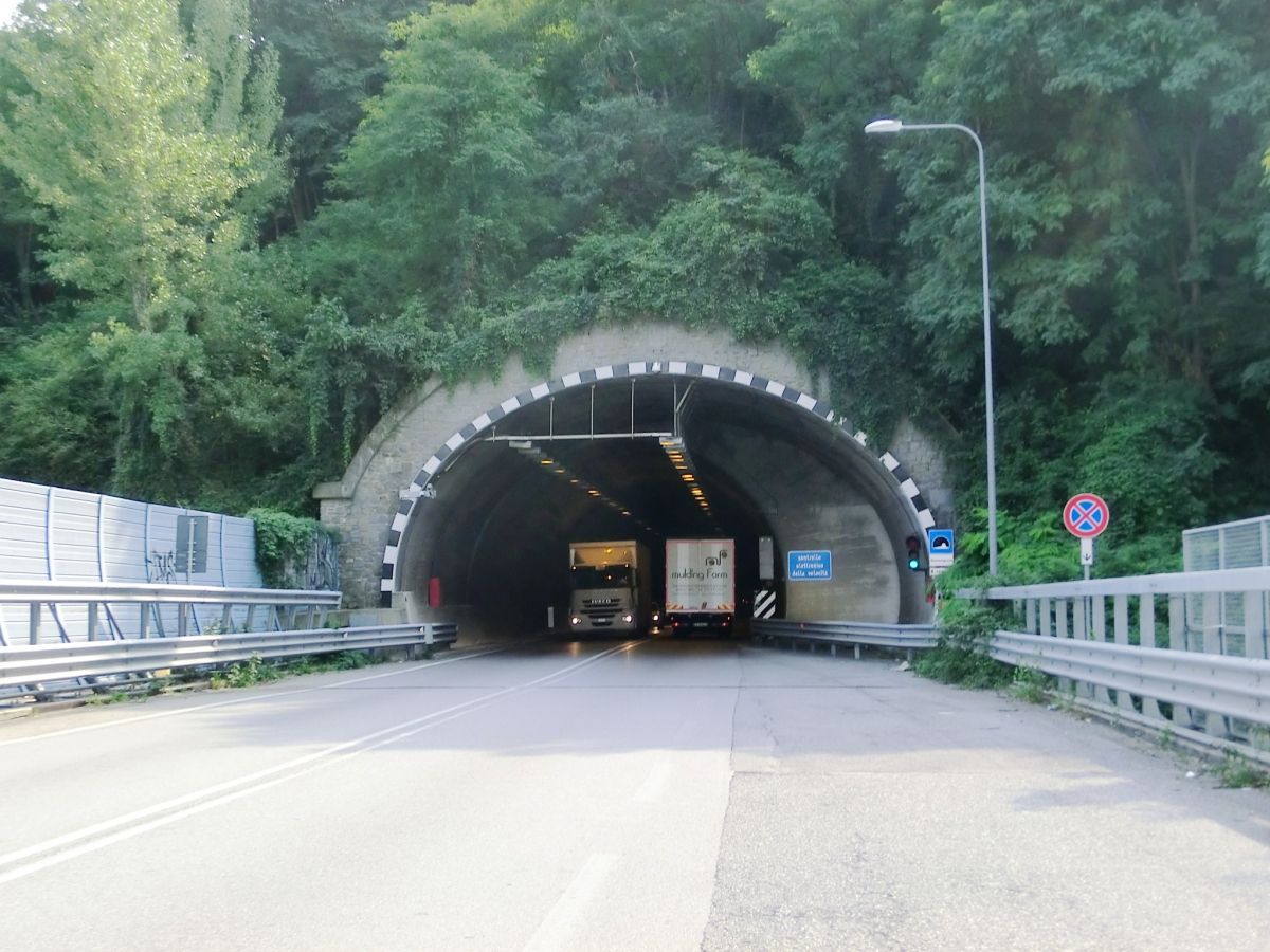 Montenegrone Tunnel northern portal 