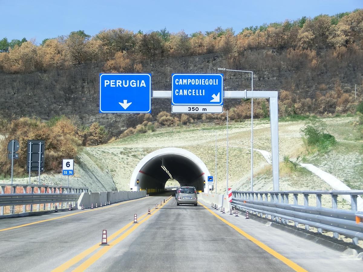 Cancelli Tunnel eastern portal 