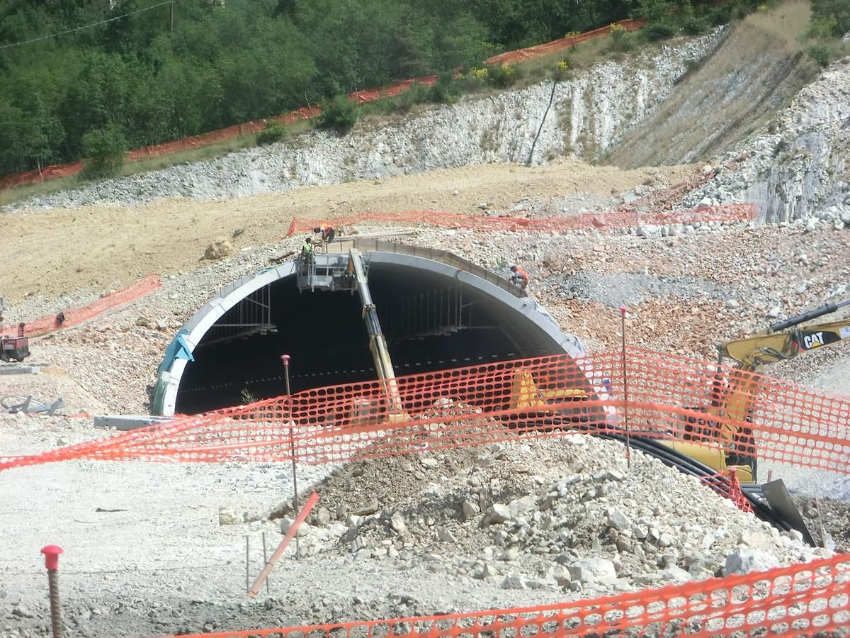 New Gattuccio Tunnel southern portal 