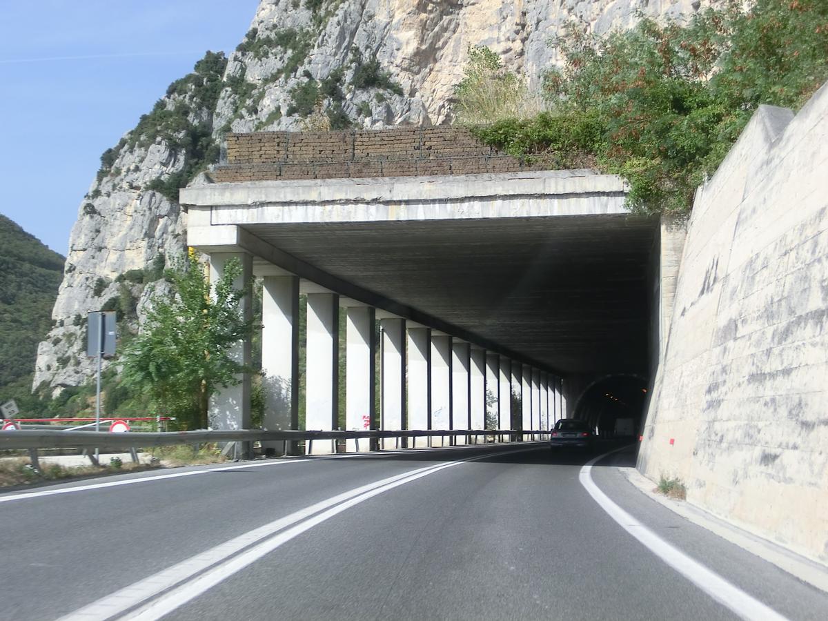 Gola della Rossa Tunnel northern portal 
