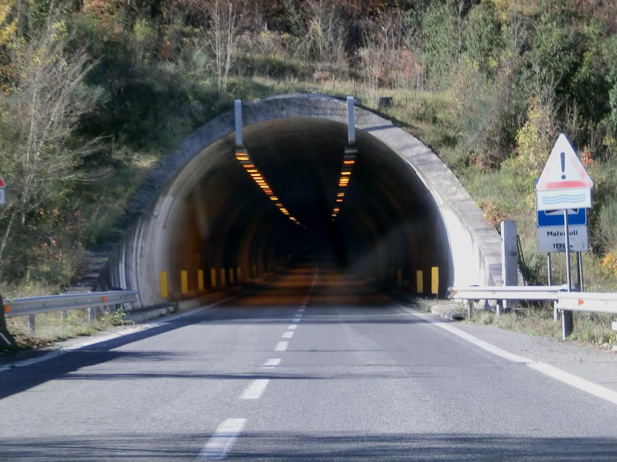 Malvaioli Tunnel eastern portal 