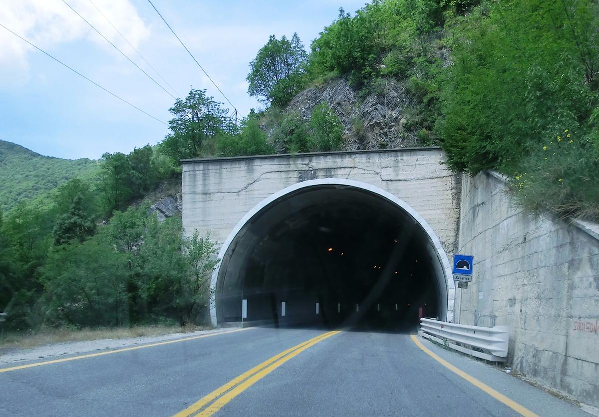 Serafico Tunnel eastern portal 