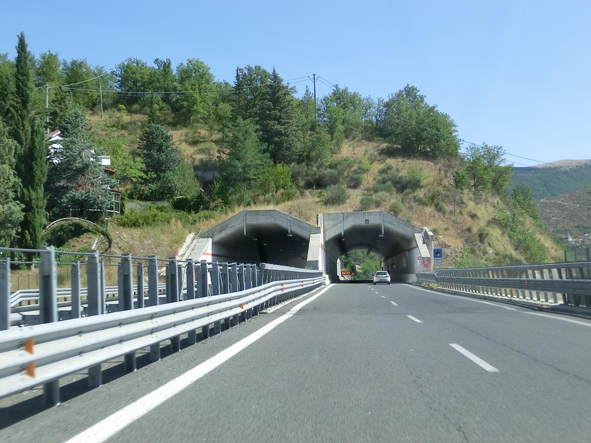 Sentino 2 Tunnel western portals 