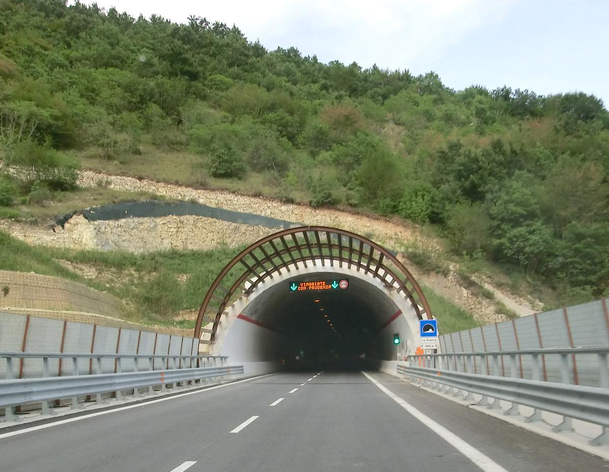 La Franca Tunnel western portal 
