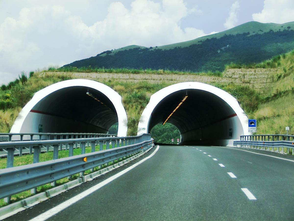 San Vincenzo Tunnel southern portals 