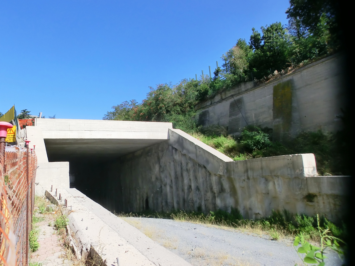 Cappuccini Tunnel western portal 