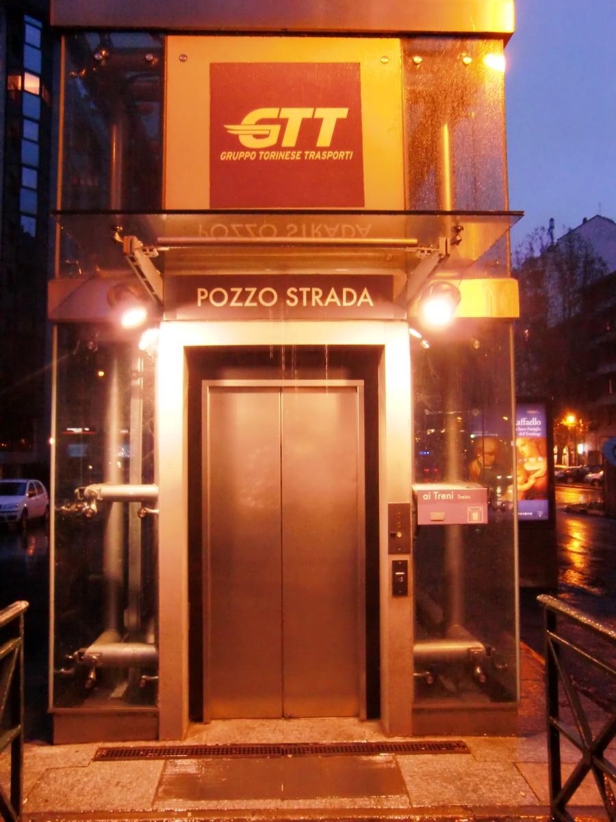 Pozzo Strada Metro station, lift 