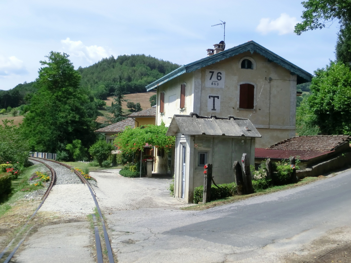 Urbino-Fabriano Railroad Line at Urbino 
