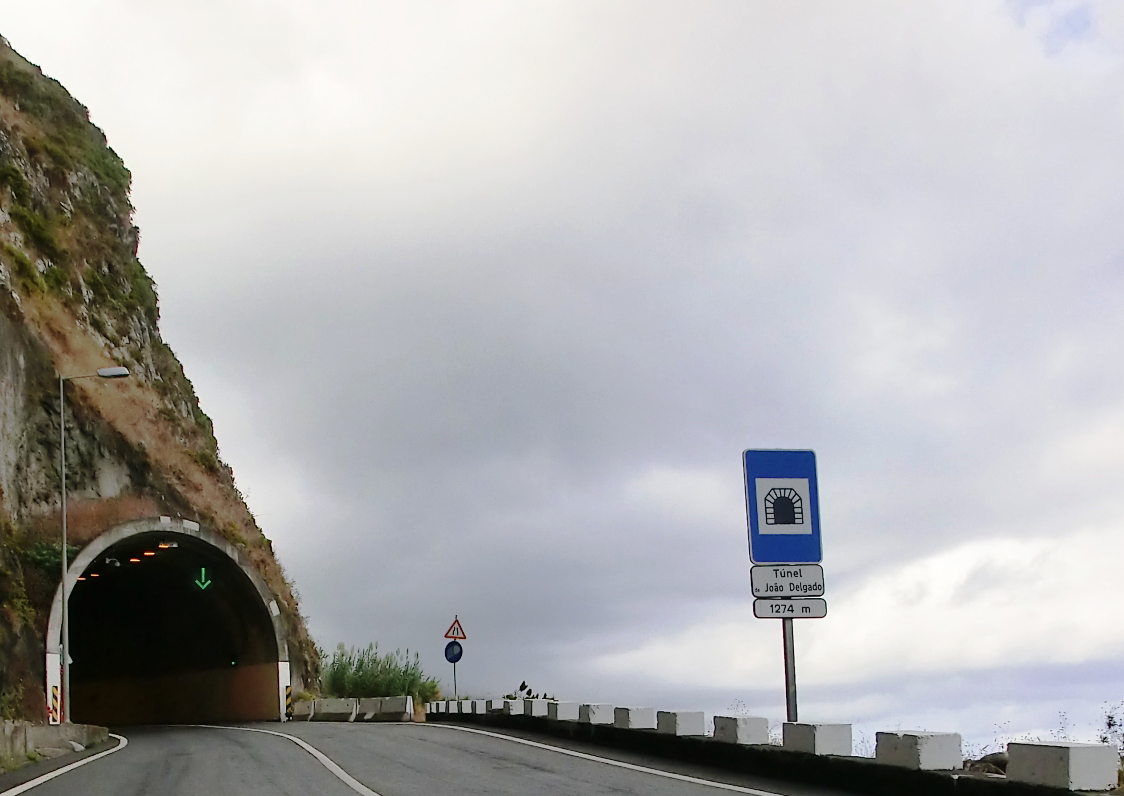 João Delgado Tunnel eastern portal 