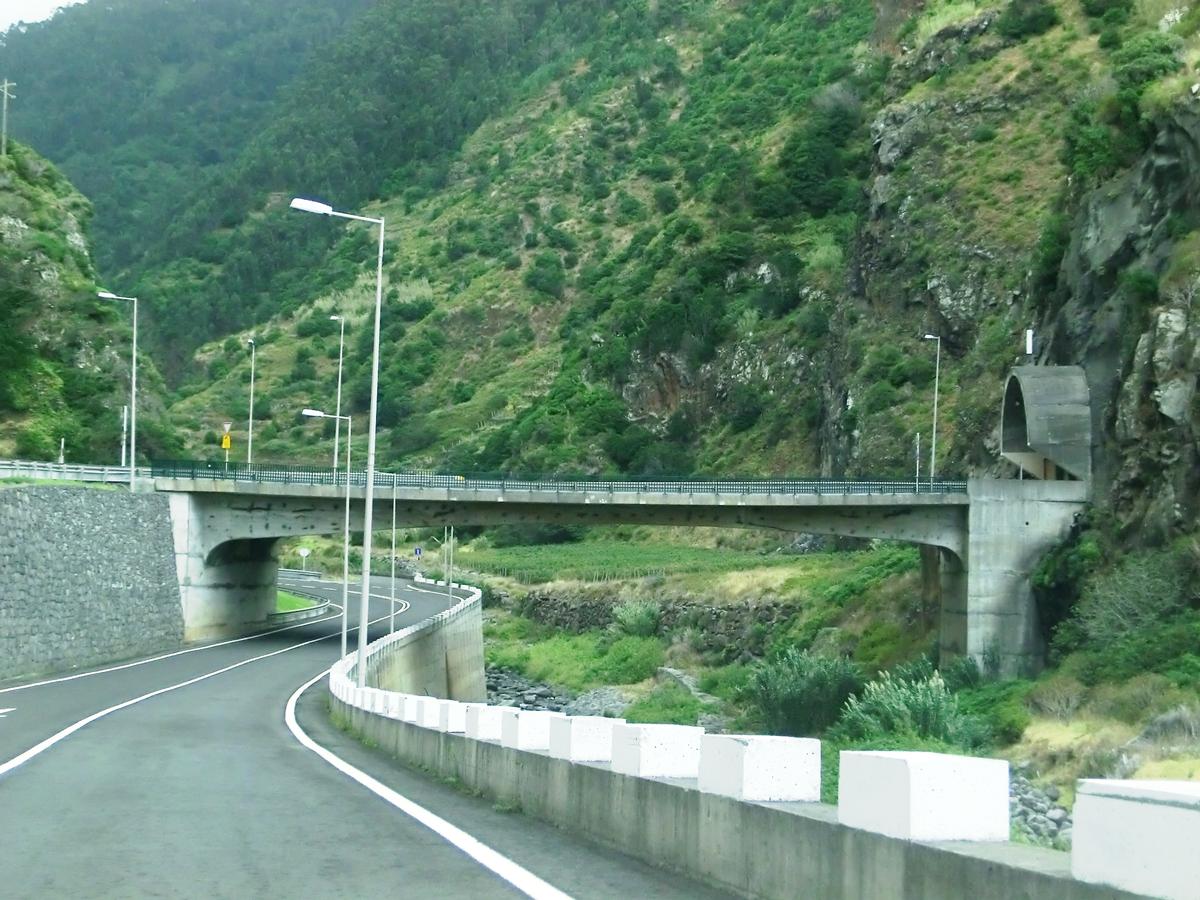 Ribeira Janela Viaduct and Ribeira Janela Tunnel southern portal 
