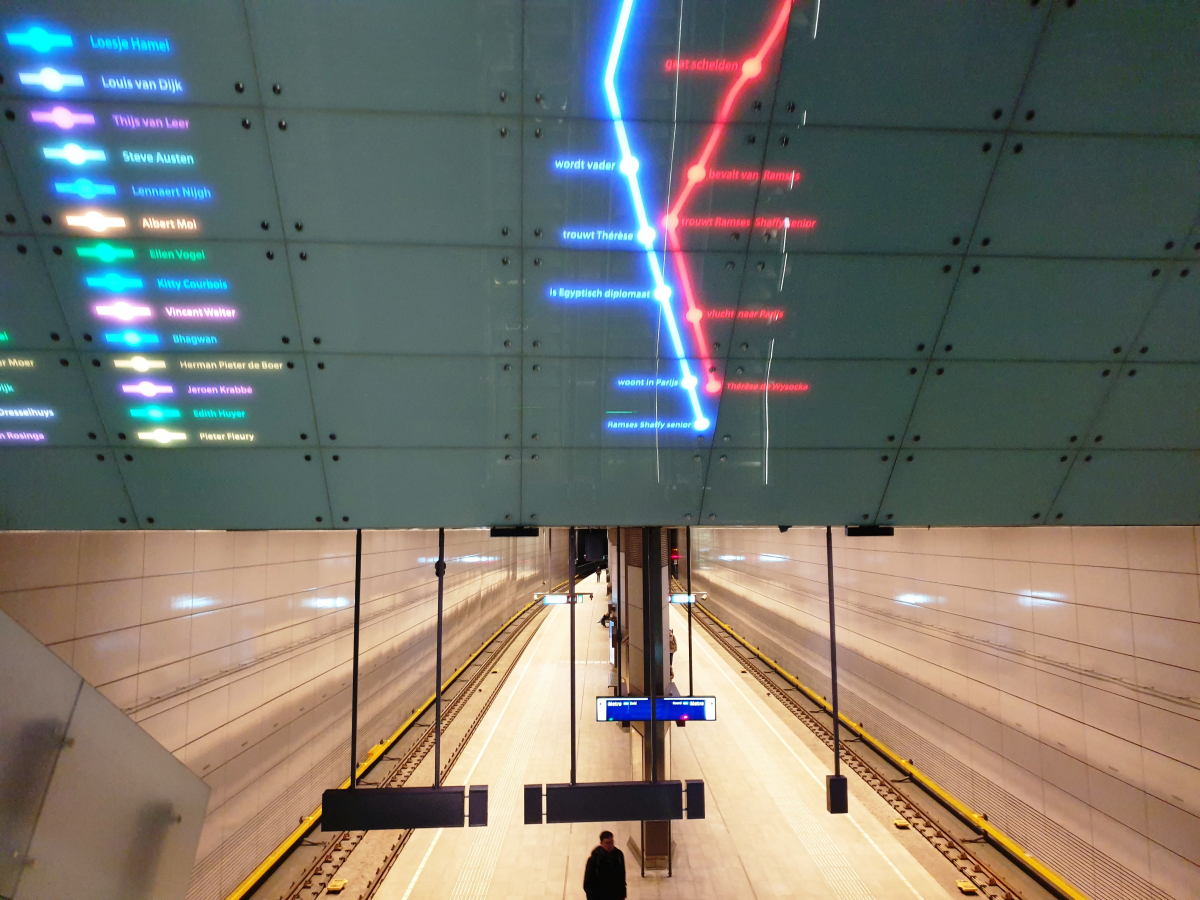 Metrobahnhof Vijzelgracht 