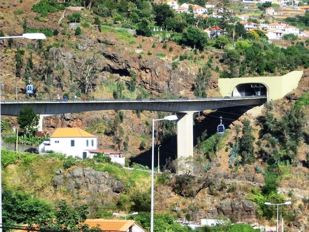 Jardim Botânico Tunnel western portals and Joao Gomes Bridge 