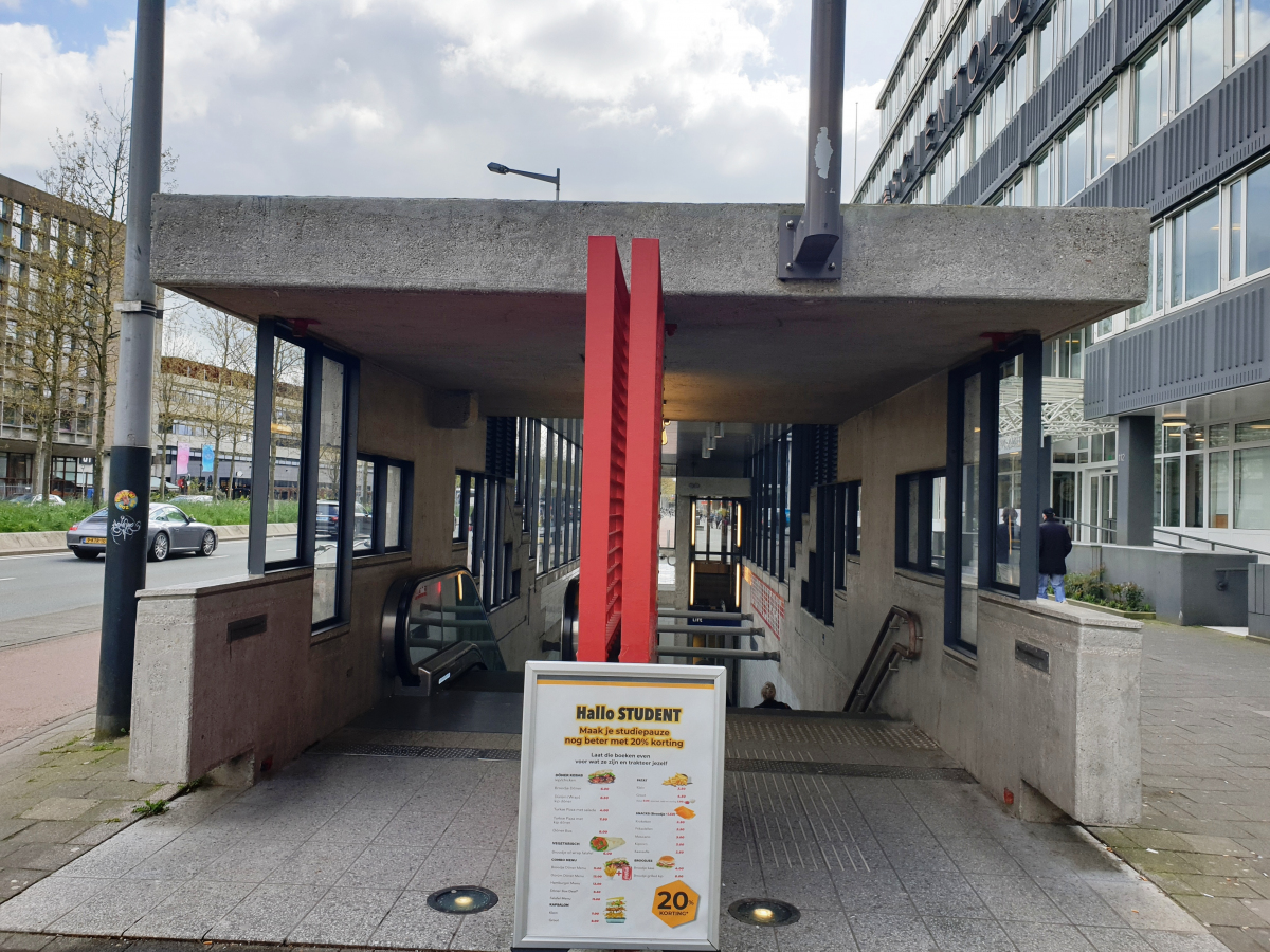Metrobahnhof Wibautstraat 