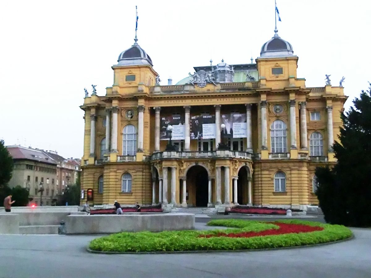 Kroatisches Nationaltheater in Zagreb 