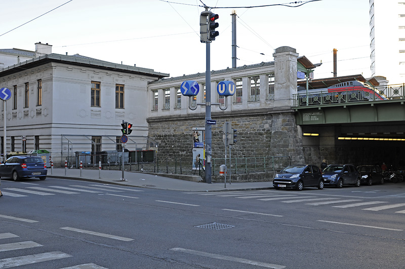 Bahnhof Wien Ottakring, das von Otto Wagner errichtete Bahnhofsgebäude der S-45 - Vorortelinie 