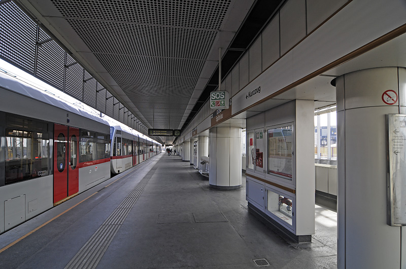 U-Bahnhof Spittelau, Stationsbeeich der Linie U 6 