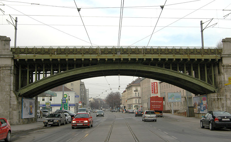 Pont ferroviaire sur la Heiligenstädter Strasse, Vienne 