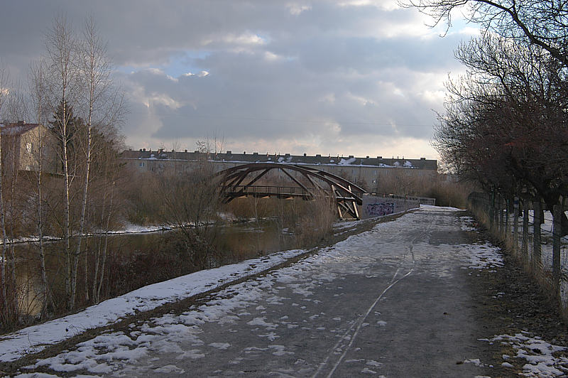 Bridge across Marchfeld Canal at Steinamangergasse, Vienna 
