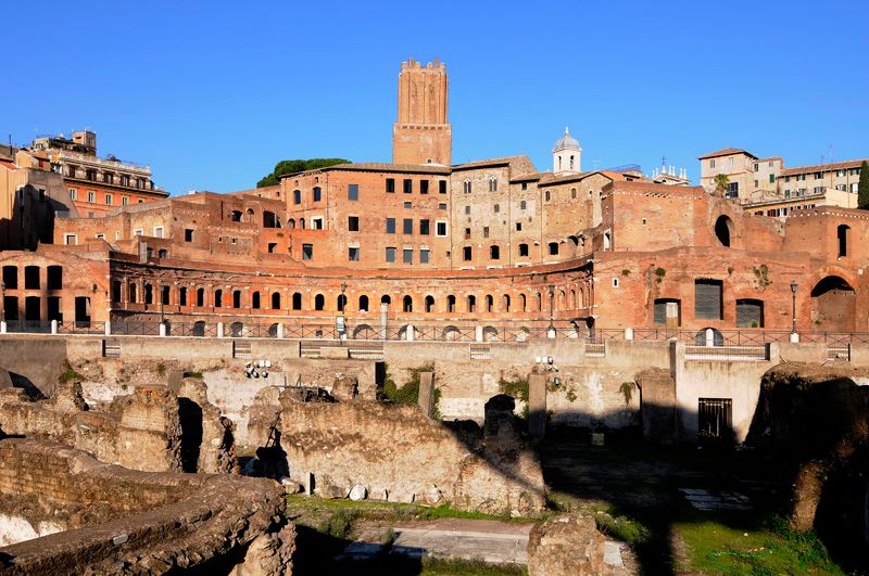 Forum Traiani – Trajansmärkte 
