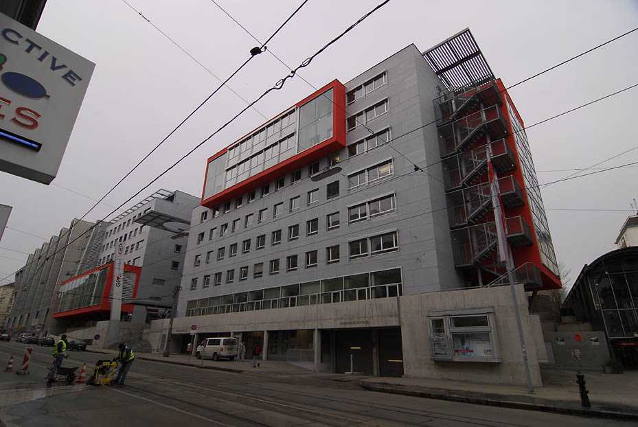 Immeuble de la Schlachthausgasse pour bureaux et apartements à Vienne 