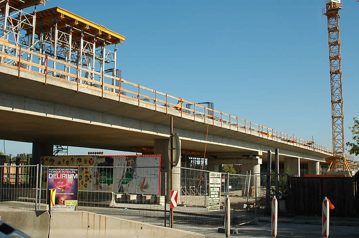 Pont-métro Erzherzog Karl à Vienne pour l'U2 