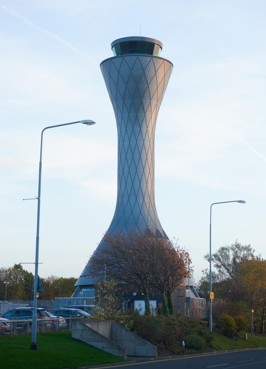 Tour de contrôle de l'aéroport d'Edimbourg 