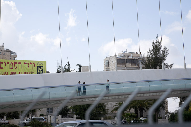 Straßenbahnbrücke Jerusalem 