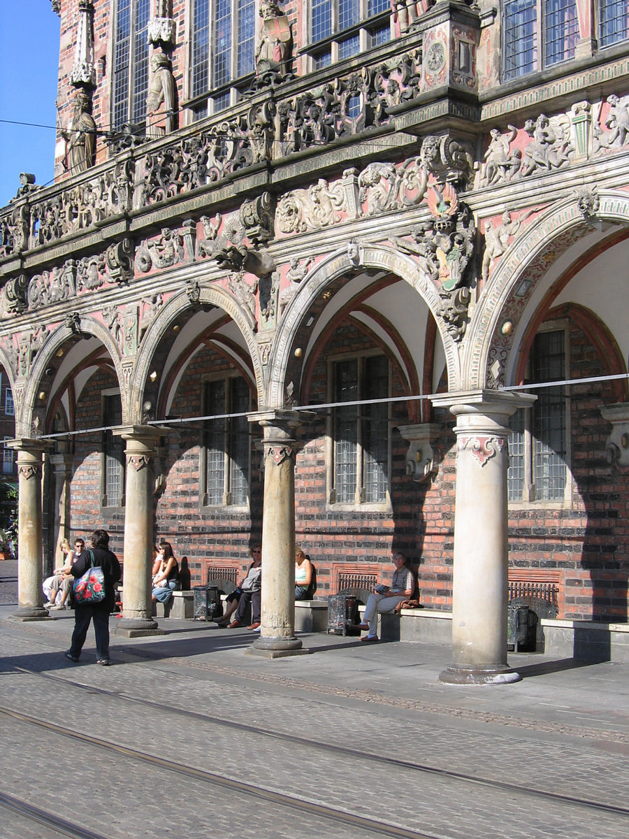 Altes Bremer Rathaus, Südseite 